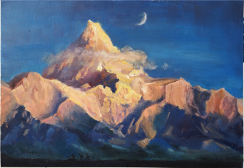 貢嘎山·月夜