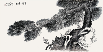 歲寒三友圖