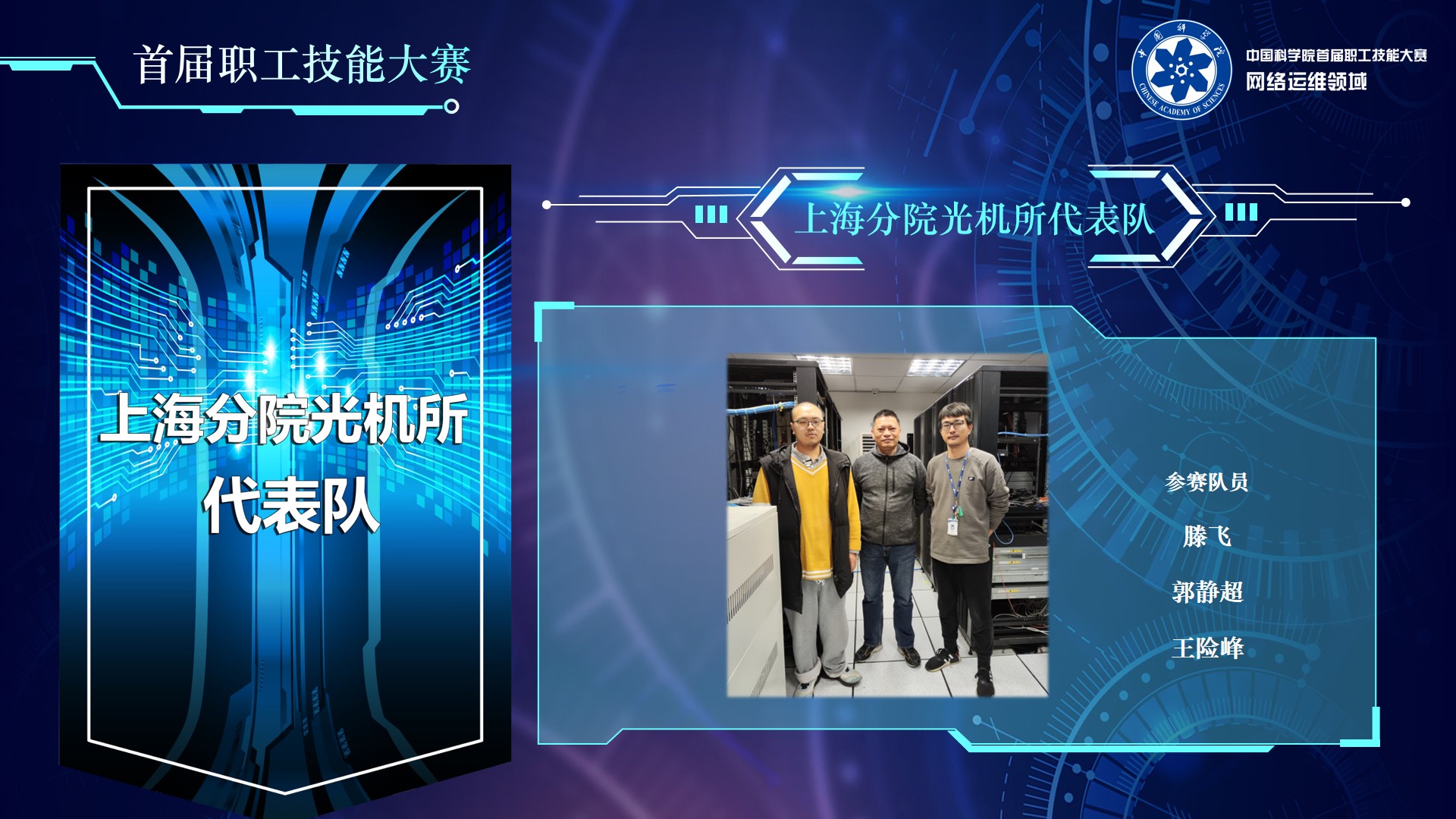 上海分院光機所代表隊